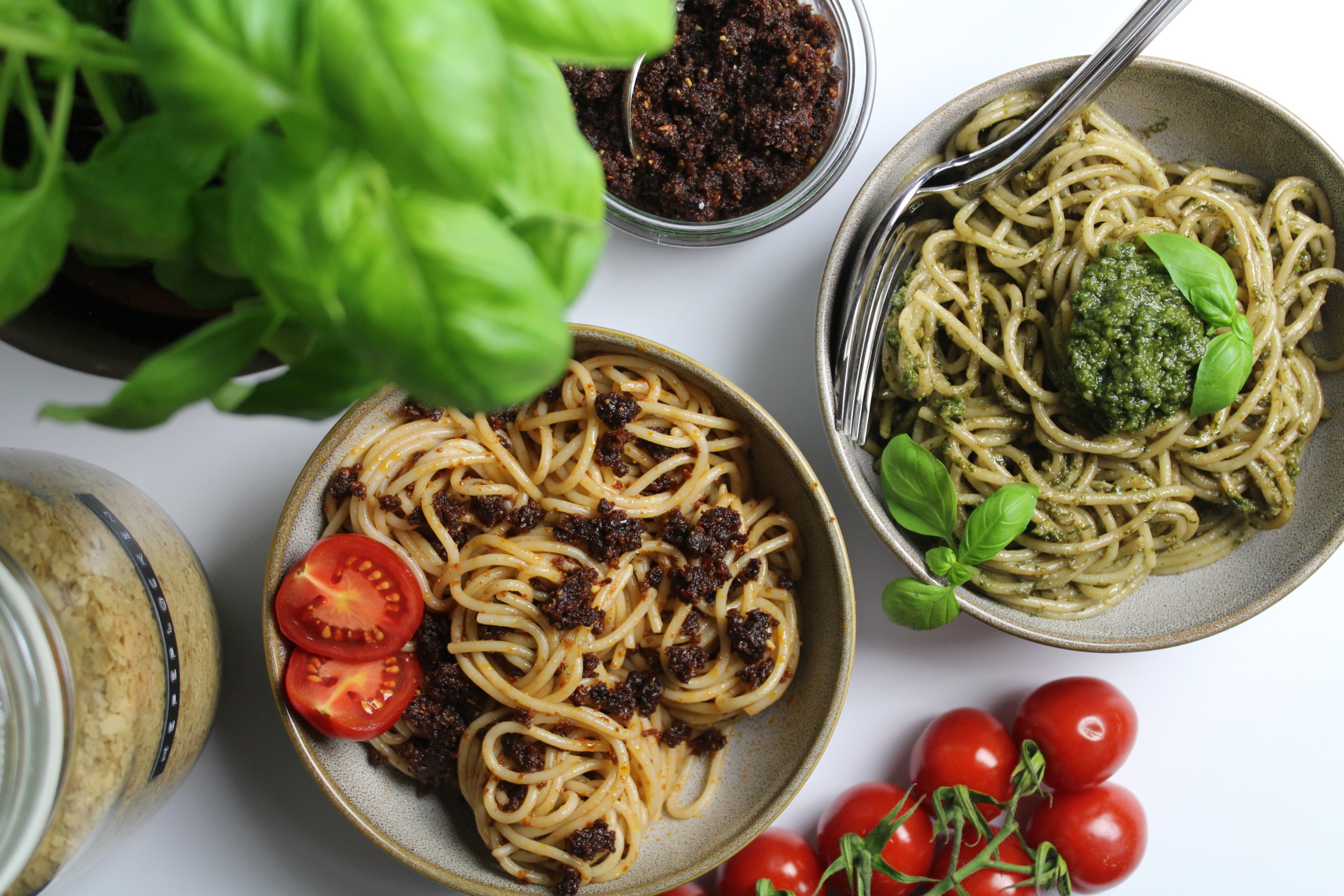 Pasta Pesto – rot und grün - viele-kleine-dinge
